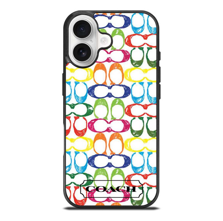 COACH NEW YORK COLORFUL 2 iPhone 17 Case Cover