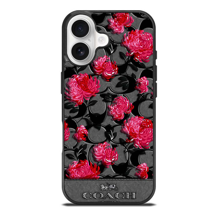 COACH NEW YORK FLOWER 3 iPhone 17 Case Cover