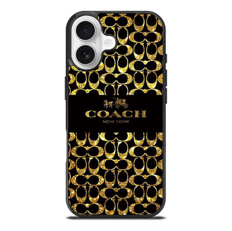 COACH NEW YORK GOLDEN iPhone 17 Case Cover