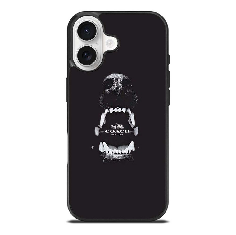 COACH NEW YORK LOGO DOG iPhone 17 Case Cover