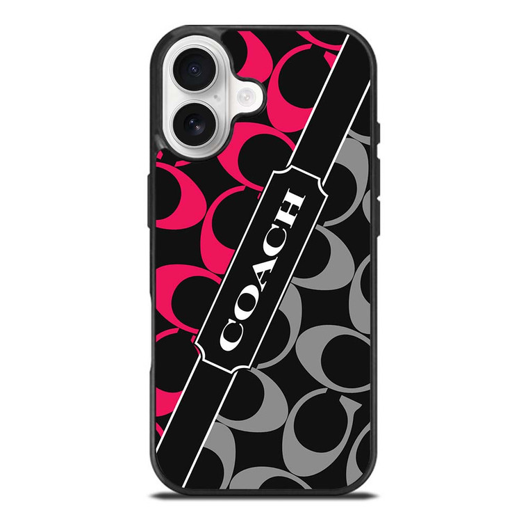 COACH NEW YORK RED WHITE iPhone 17 Case Cover