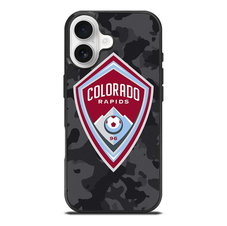 COLORADO RAPIDS MLS BLACK CAMO iPhone 17 Case Cover