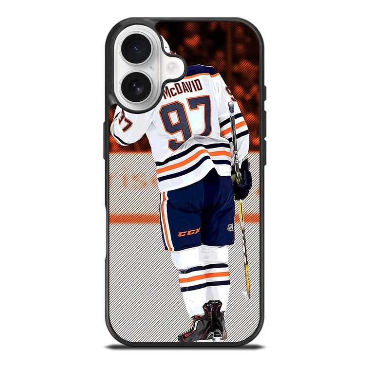 CONNOR MCDAVID EDMONTON OILERS NHL iPhone 17 Case Cover