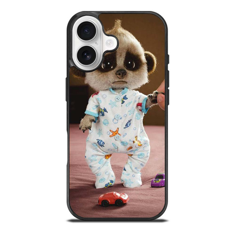 CUTE MEERKAT BABY OLEG iPhone 17 Case Cover