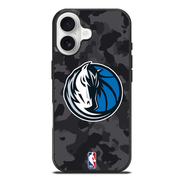 DALLAS MAVERICKS BLACK CAMO iPhone 17 Case Cover