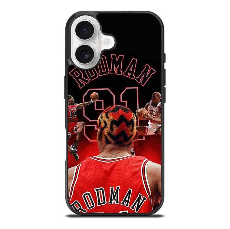 DENNIS RODMAN CHICAGO BULLS COOL iPhone 17 Case Cover