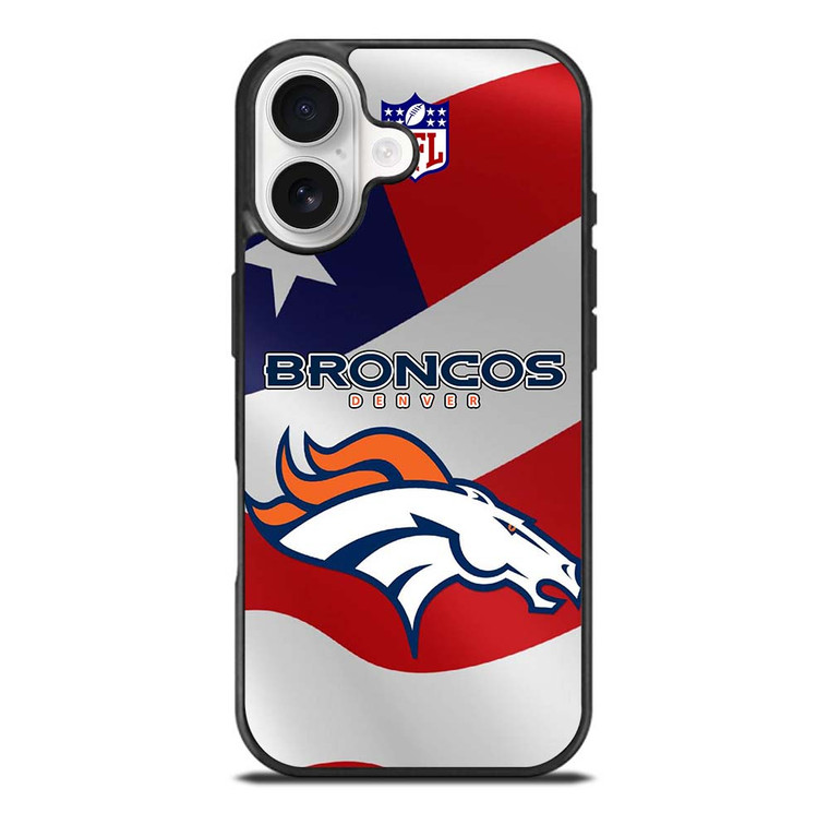 DENVER BRONCOS LOGO FOOTBALL iPhone 17 Case Cover