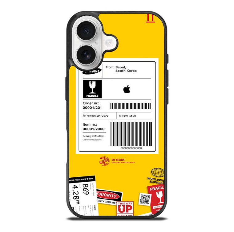 DHL SHIPPING EXPRESS LABEL APPLE iPhone 17 Case Cover