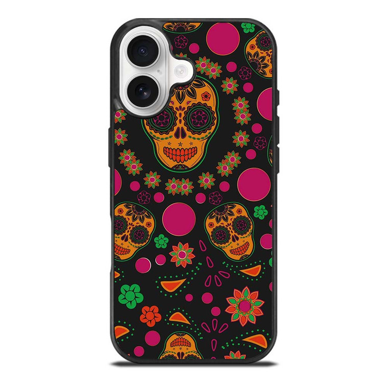 DIA DE LOS MUERTOS PATTERN iPhone 17 Case Cover