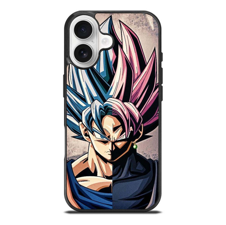 DRAGON BALL GOKU AND BLACK GOKU FACE iPhone 17 Case Cover