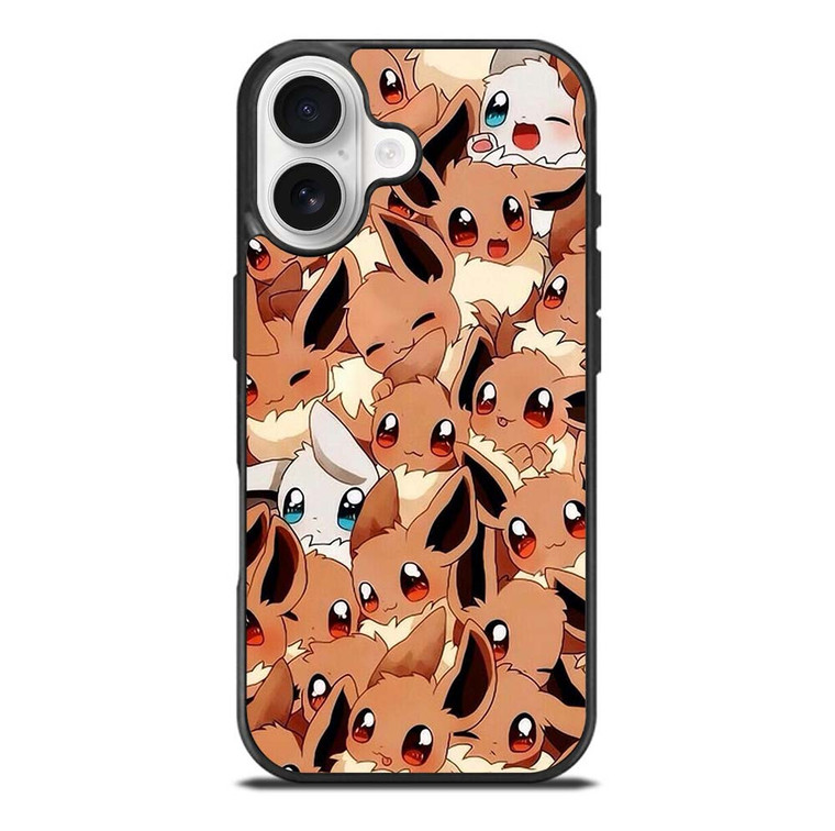 EEVEE POKEMON POCKET MONSTERS COLLAGE iPhone 17 Case Cover
