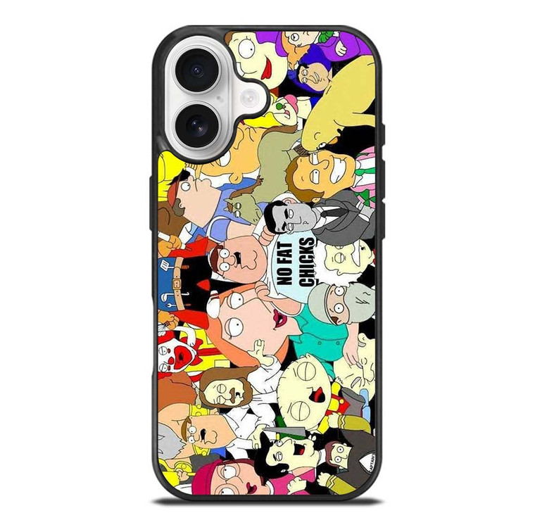 FAMILY GUY CHARACTERS iPhone 17 Case Cover