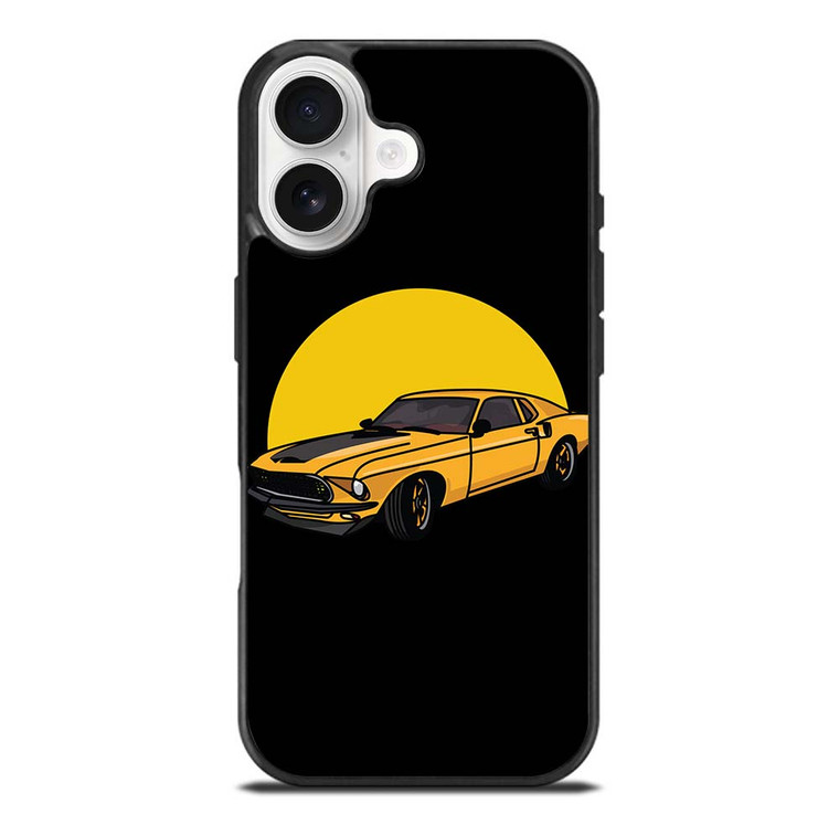 FORD MUSTANG CARTOON iPhone 17 Case Cover
