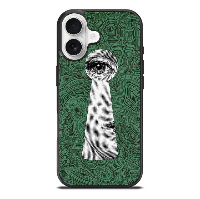 FORNASETTI MALACHITE EYE KEY iPhone 17 Case Cover