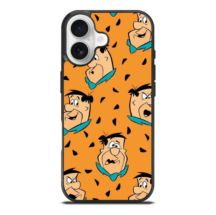FRED FLINTSTONE CARTOON PATTERN iPhone 17 Case Cover