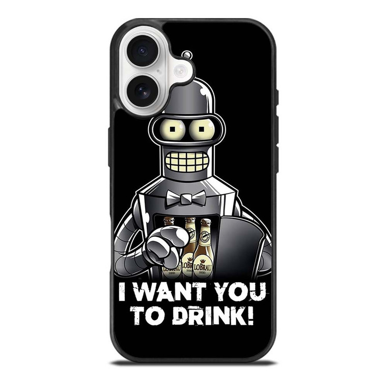 FUTURAMA BENDER QUOTE iPhone 17 Case Cover