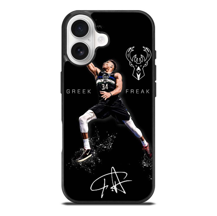 GIANNIS ANTETOKOUNMPO MILWAUKEE BUCKS iPhone 17 Case Cover