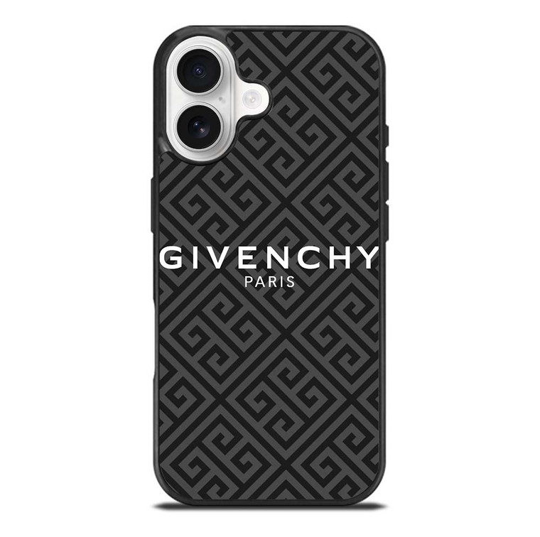 GIVENCHY PARIS LOGO PATTERN iPhone 17 Case Cover