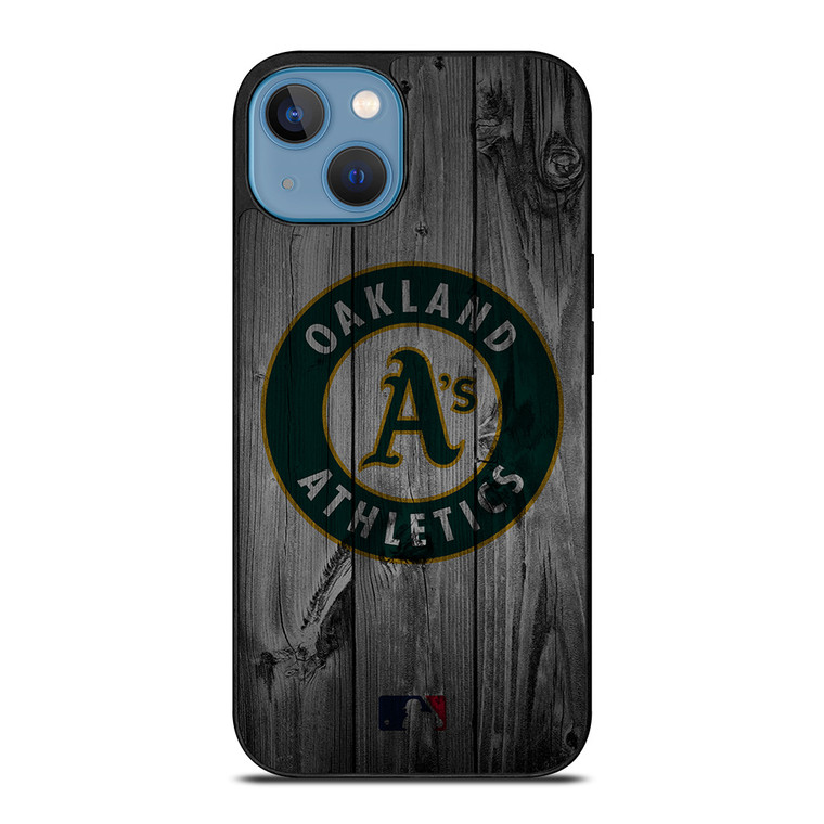 OAKLAND ATHLETICS BASEBALL MLB WOOD LOGO iPhone 13 Case Cover