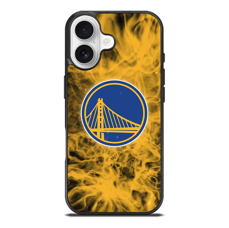 GOLDEN STATE WARRIORS BASKETBALL NBA FIRE iPhone 17 Case Cover