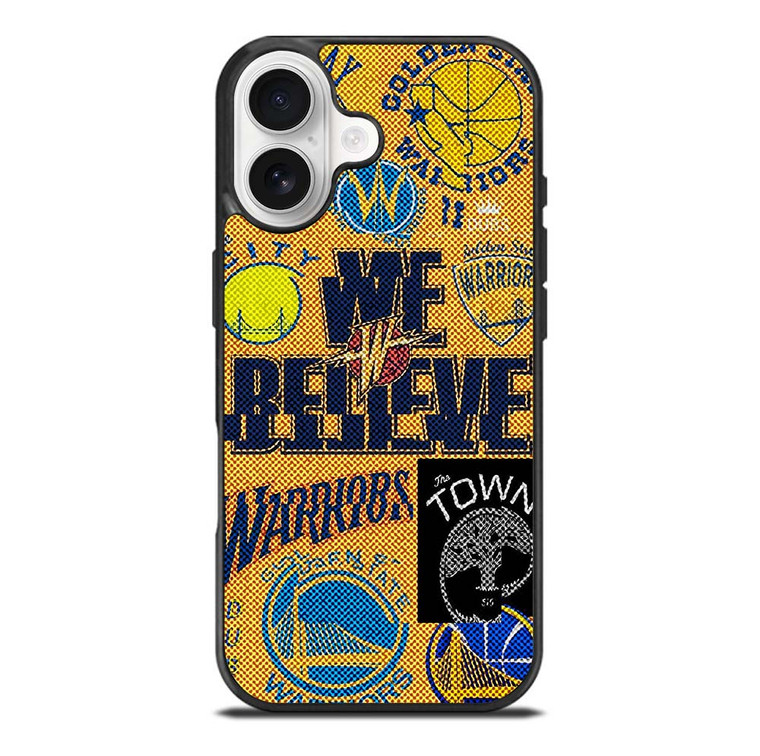 GOLDEN STATE WARRIORS NBA BASKETBALL COLLAGE iPhone 17 Case Cover