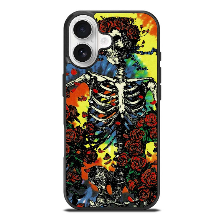 GRATEFUL DEAD SKULL AND ROSE NEW iPhone 17 Case Cover