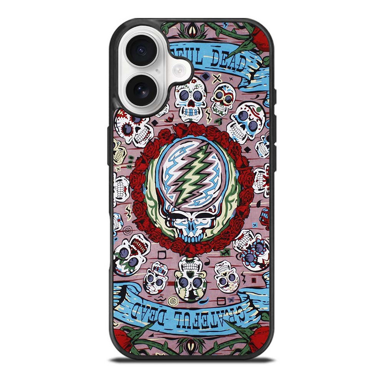 GRATEFUL DEAD SKULL LOGO iPhone 17 Case Cover