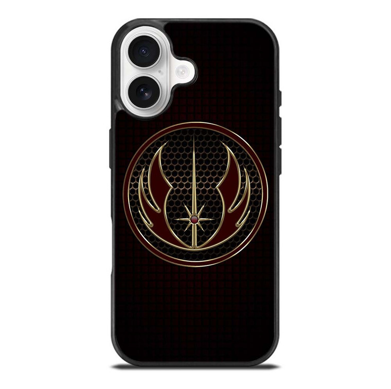 GRAY JEDI STAR WARS METAL SYMBOL iPhone 17 Case Cover
