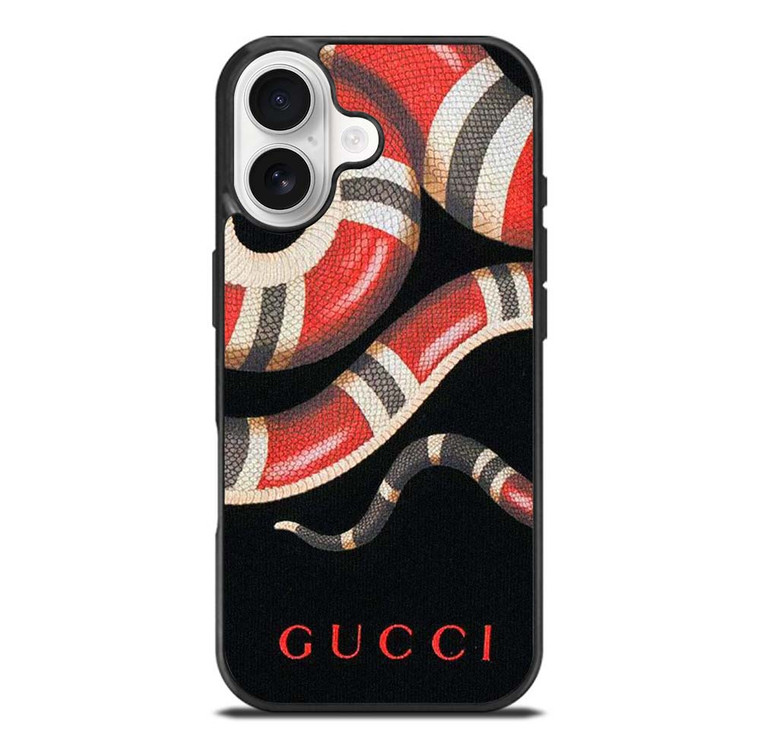 GUCCI SNAKE LEATHER iPhone 17 Case Cover