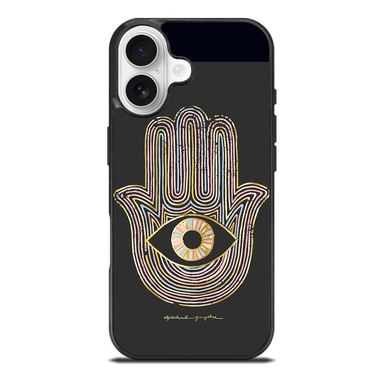 HAMSA EVIL EYE HAND OF FATIMA LOGO iPhone 17 Case Cover