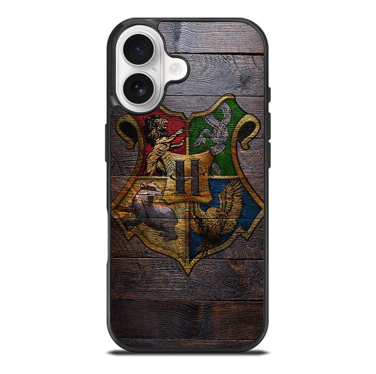 HOGWARTS HARRY POTTER WOODEN LOGO iPhone 17 Case Cover