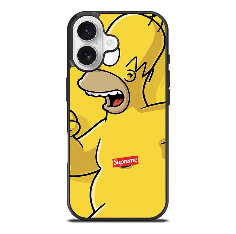 HOMER SIMPSONS CENSORED SUPREME iPhone 17 Case Cover
