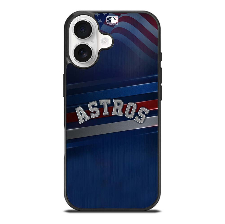 HOUSTON ASTROS AMERICAN FLAG iPhone 17 Case Cover