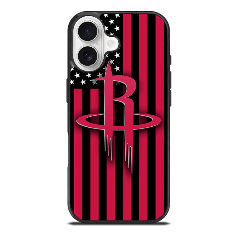 HOUSTON ROCKETS NBA USA FLAG iPhone 17 Case Cover