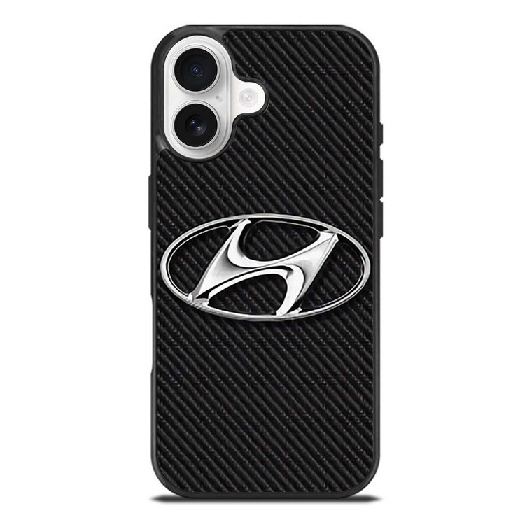 HYUNDAI MOTORS CARBON LOGO iPhone 17 Case Cover