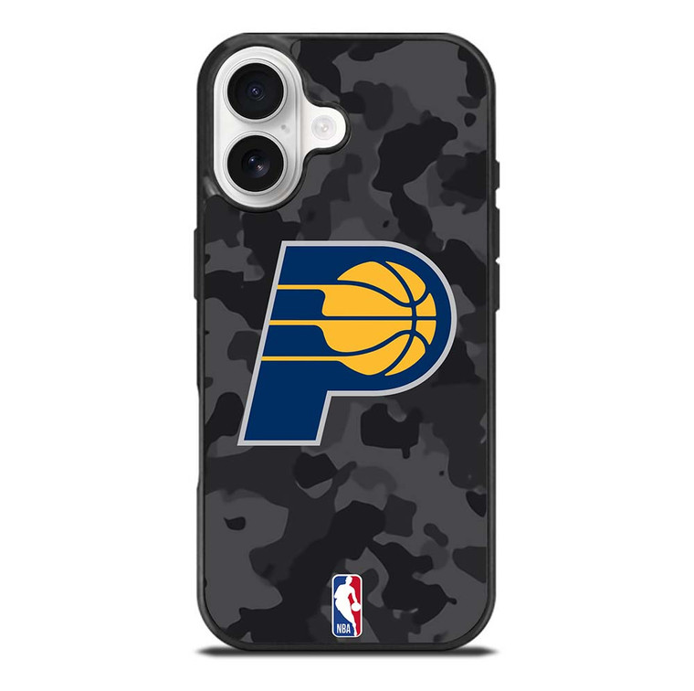INDIANA PACERS BLACK CAMO iPhone 17 Case Cover