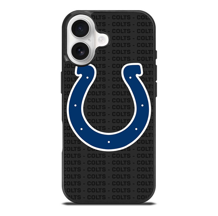 INDIANAPOLIS COLTS FOOTBALL TEXT iPhone 17 Case Cover