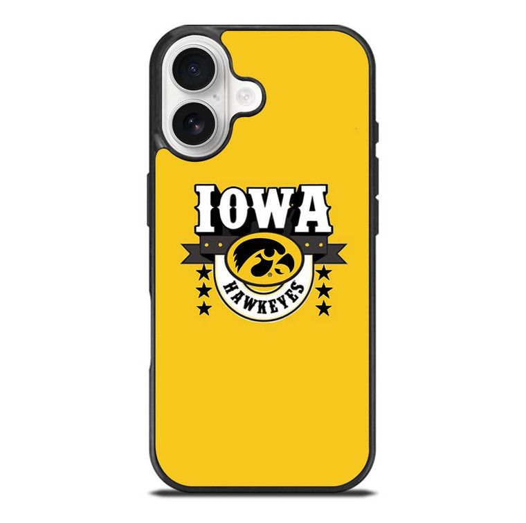 IOWA HAWKEYES LOGO UNIVERSITY BASKETBALL TEAM iPhone 17 Case Cover