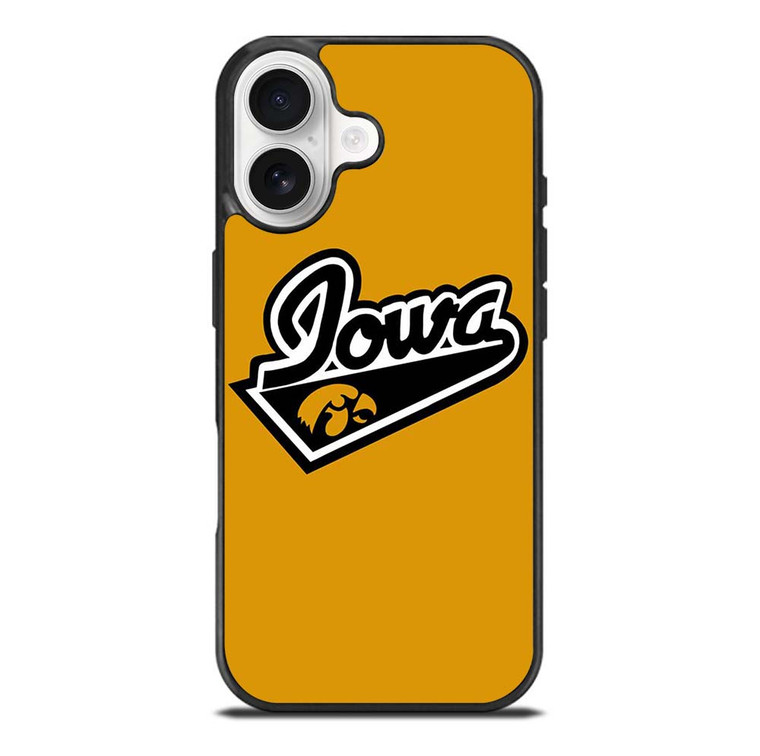 IOWA HAWKEYES UNIVERSITY BASKETBALL TEAM LOGO iPhone 17 Case Cover