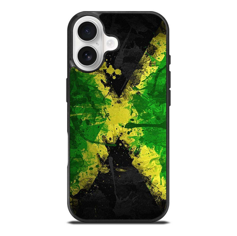JAMAICAN FLAG SPLASH iPhone 17 Case Cover