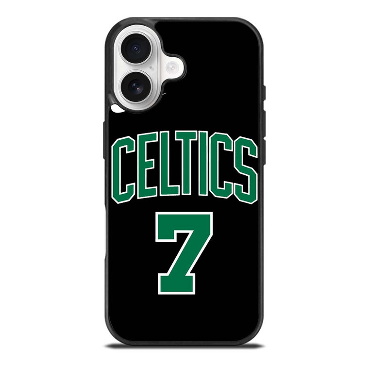 JAYLEN BROWN BOSTON CELTICS BLACK iPhone 17 Case Cover