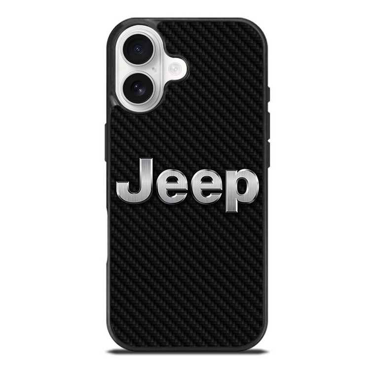 JEEP AUTOMOBILE CARBON FIBER iPhone 17 Case Cover