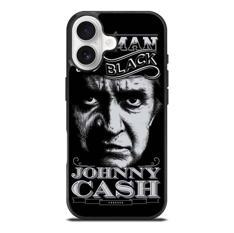JOHNNY CASH MAN IN BLACK iPhone 17 Case Cover