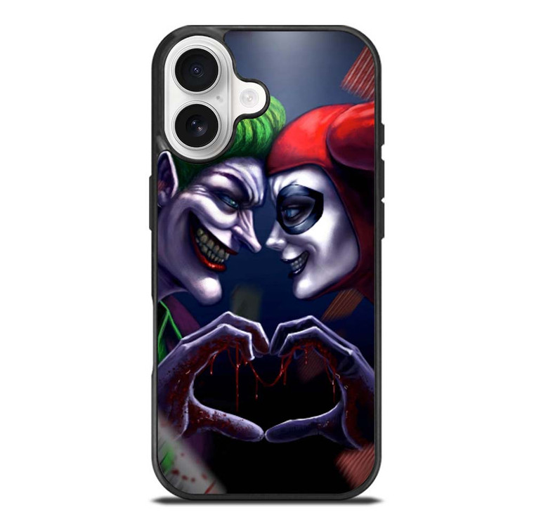 JOKER LOVE HARLEY QUINN ART iPhone 17 Case Cover