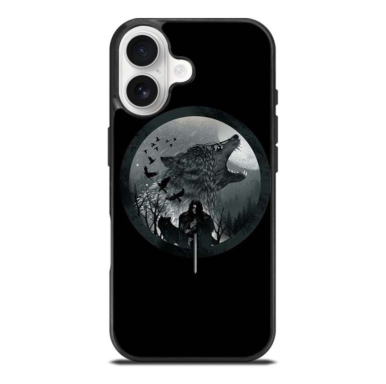 JON SNOW WOLF iPhone 17 Case Cover