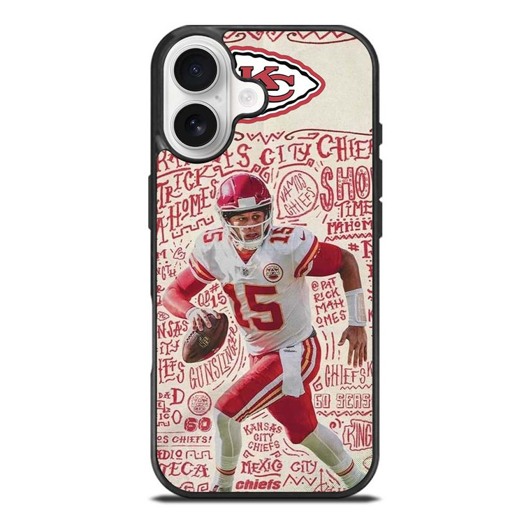 KANSAS CITY CHIEFS 15 PATRICK MAHOMES iPhone 17 Case Cover