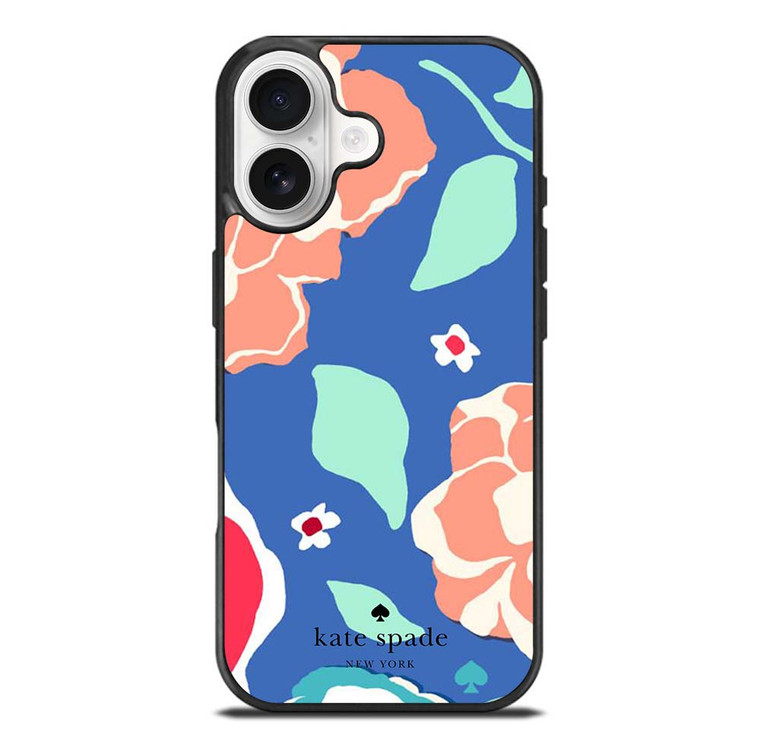 KATE SPADE NEW YORK BLUE FLORAL iPhone 17 Case Cover
