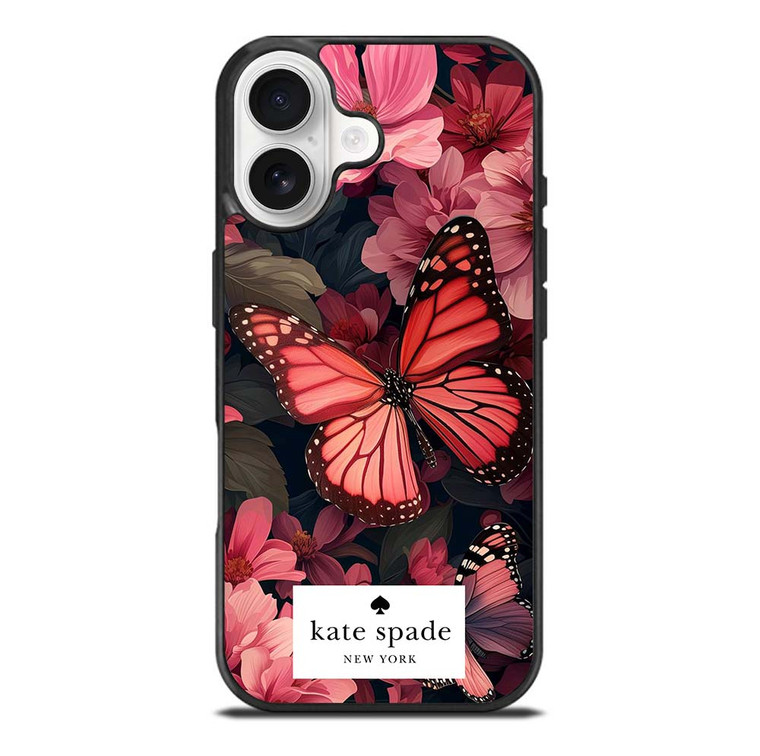 KATE SPADE NEW YORK FLOWER BUTTTERFLY iPhone 17 Case Cover