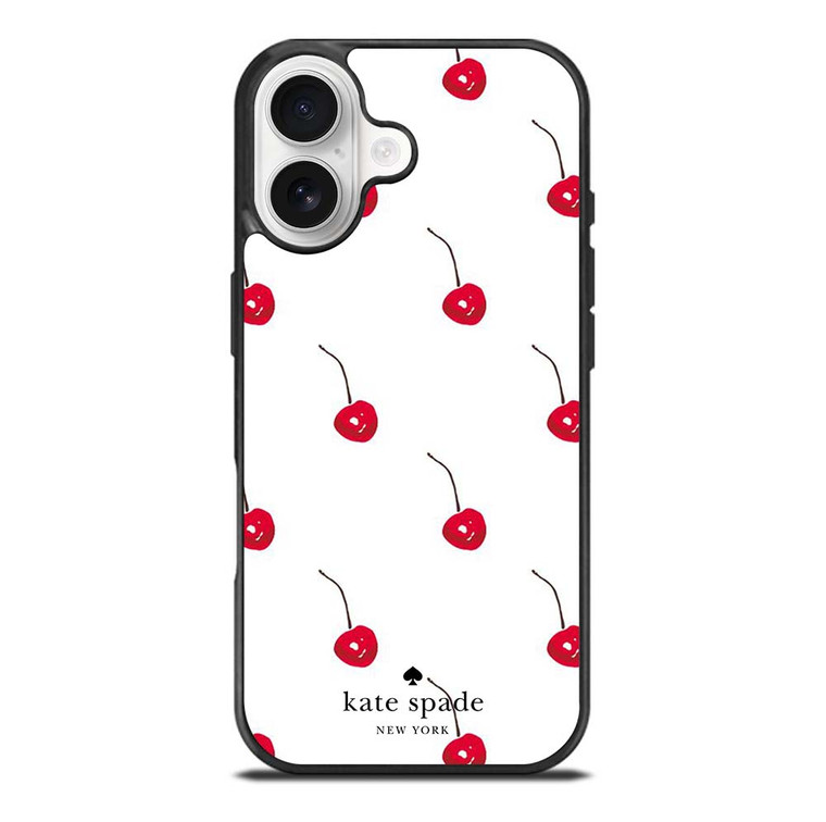 KATE SPADE NEW YORK LOGO CHERRIES iPhone 17 Case Cover