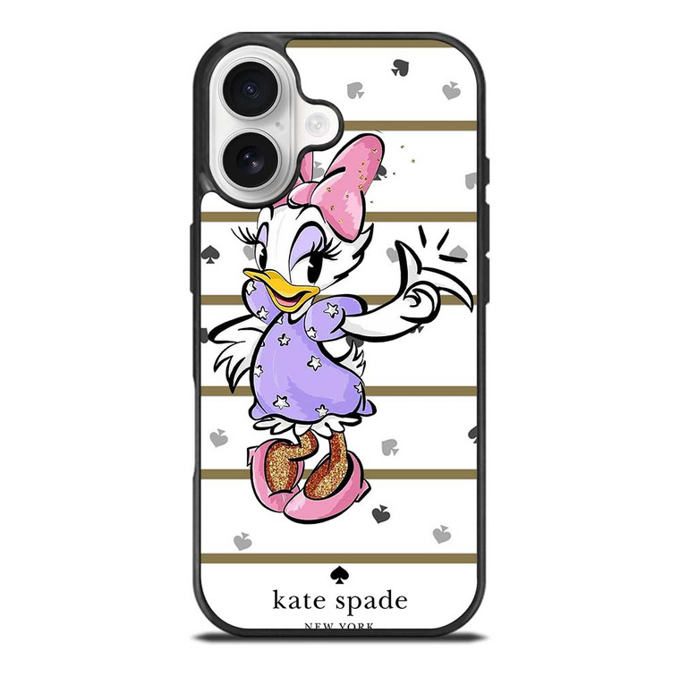 KATE SPADE NEW YORK LOGO DAISY DUCK DISNEY iPhone 17 Case Cover